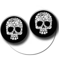 Envie de décorer vos chaussures ? Décorations Crânes…