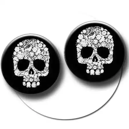 Envie de décorer vos chaussures ? Décorations Crânes volutes blanches Envie de décorer vos chaussures ? Décorations Crânes volutes blanches