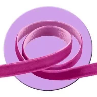 Lacets velours framboise pour vos chaussures