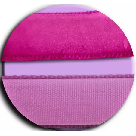 Lacets velours&nbsp;framboise pour vos chaussures