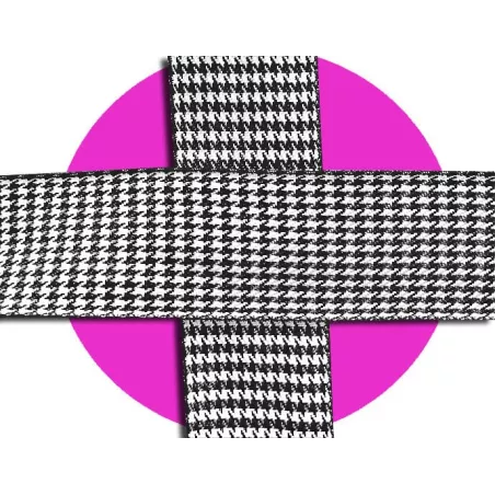 Lacets originaux pied de poule noir blanc en vente en…