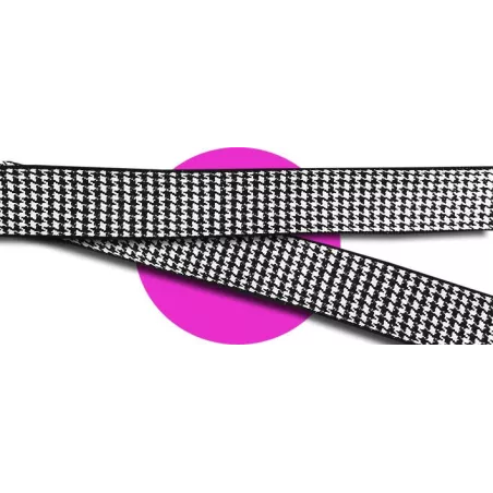 Lacets originaux pied de poule noir blanc en vente en…