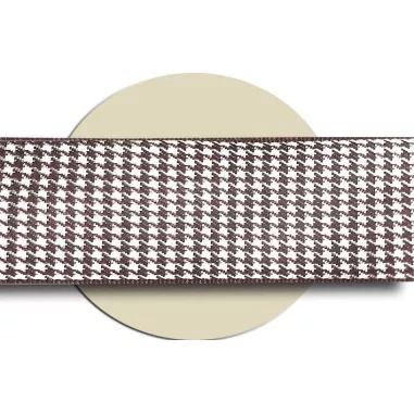 Lacets originaux pied de poule beige marron en vente en…