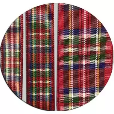 Lacets carreaux tartan rouges : 3  largeurs pour vos chaussures