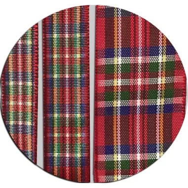 Lacets de chaussures larges rouges à carreaux écossais…