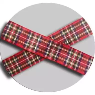 Lacets carreaux tartan rouges : 3  largeurs pour vos chaussures