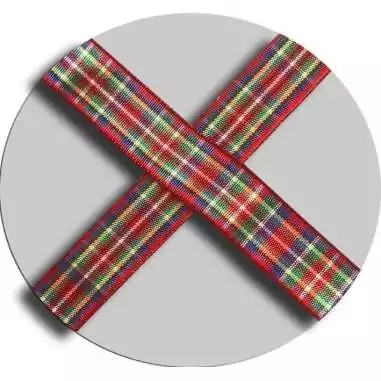 Lacets carreaux tartan rouges : 3  largeurs pour vos chaussures