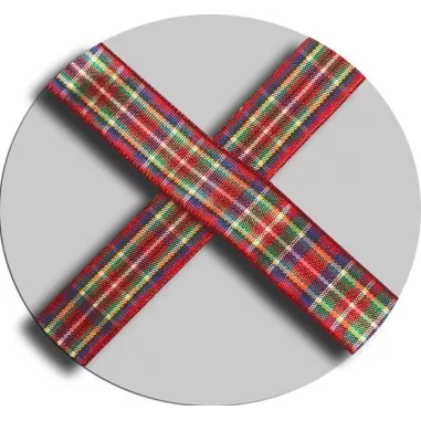 Lacets de chaussures larges rouges à carreaux écossais…