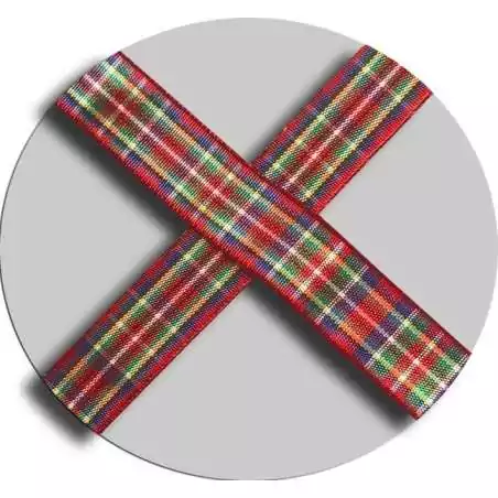 Lacets carreaux tartan rouges : 3  largeurs pour vos chaussures