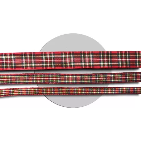 Lacets de chaussures larges rouges à carreaux écossais…