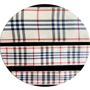 1 paire x lacets carreaux écossais beiges : 3 largeurs