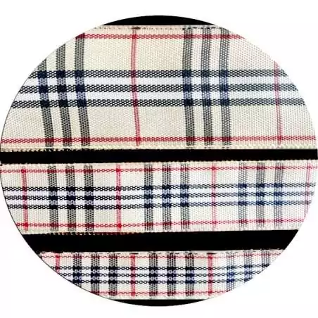 Lacets carreaux écossais beiges en 3 largeurs pour vos chaussures Lacets carreaux écossais beiges en 3 largeurs pour vos chaussures