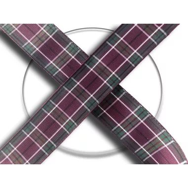 Lacets écossais carreaux rouges en vente en boutique en…