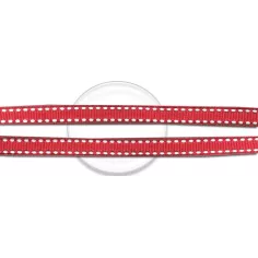 Lacets rouges blancs à surpiqures fantaisie en vente en… 2