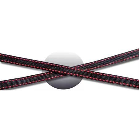 Lacets noirs blancs à surpiqures fantaisie en vente en…