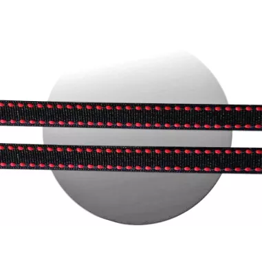 Lacets noirs blancs à surpiqures fantaisie en vente en…