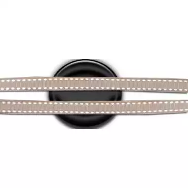 Lacets bruns camel surpiqués de blanc pour vos chaussures