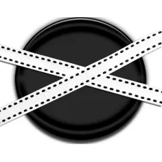 Lacets blancs surpiqués de noir pour vos chaussures 2