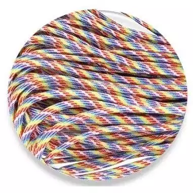 Lacets ronds paracorde multicolores pour vos chaussures