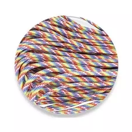 Lacets ronds paracorde multicolores pour vos chaussures