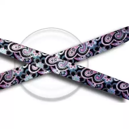 Lacets larges satin cachemire pour vos chaussures