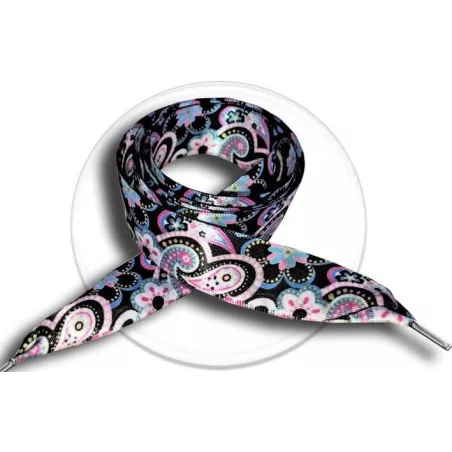 Lacets de chaussures larges satin motifs japon.Achat|Vente…