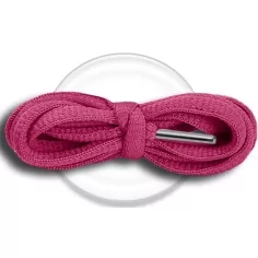 Lacets ronds en rose framboise pour vos chaussures