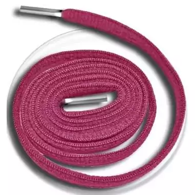 Lacets ronds en rose framboise pour vos chaussures