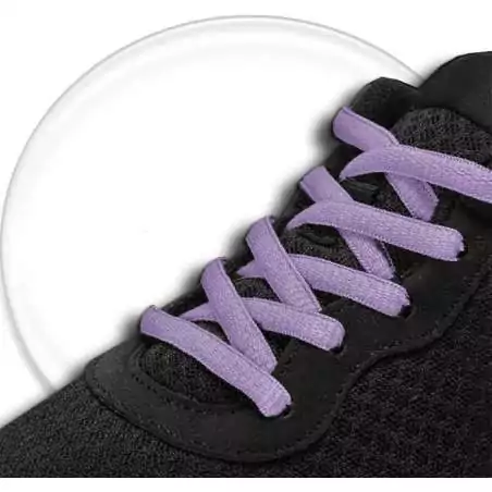 Lacets ronds en violet lavande pour vos chaussures