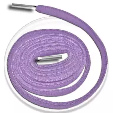 Lacets ronds en violet lavande pour vos chaussures