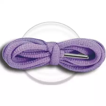 Lacets ronds en violet lavande pour vos chaussures