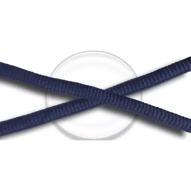 Lacets de chaussures bleus marines foncés, ronds, en…