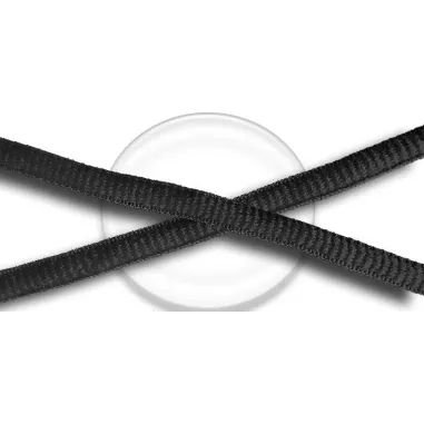 Lacets ronds&nbsp;noirs pour vos chaussures