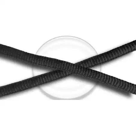 Lacets ronds noirs pour vos chaussures