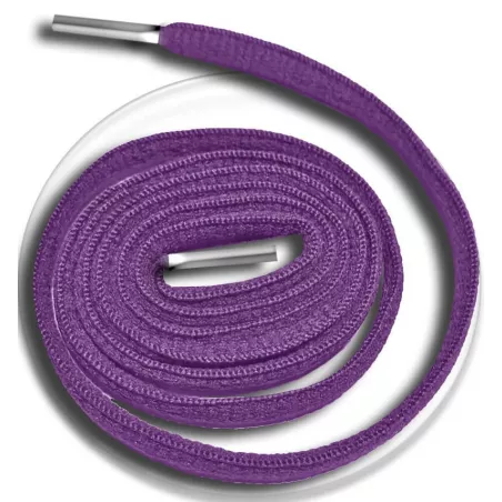 Lacets de chaussures violets foncés, ronds, en couleur et…