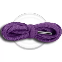 Lacets ronds en violet foncé pour vos chaussures