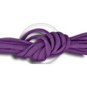 lacets ronds en violet foncé