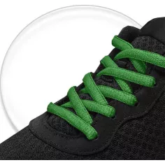 Lacets de chaussures verts gazon, ronds, en couleur et… 2