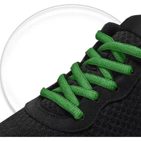 Lacets de chaussures verts gazon, ronds, en couleur et…