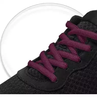 Lacets ronds bordeaux pour vos chaussures