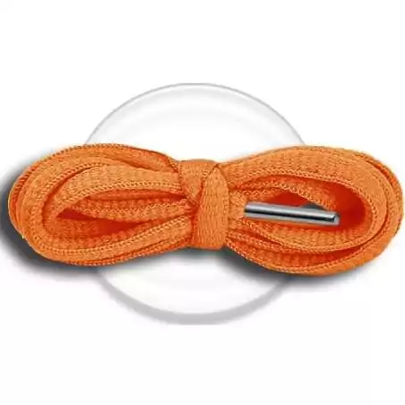 Lacets ronds orange capucine pour vos chaussures  Lacets ronds orange capucine pour vos chaussures