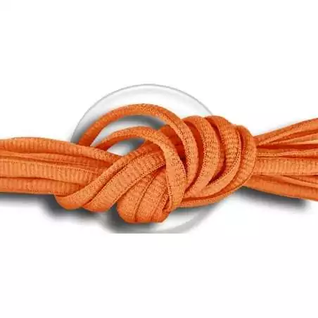 Lacets ronds orange capucine pour vos chaussures  Lacets ronds orange capucine pour vos chaussures