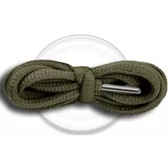 Originaux lacets de chaussures ronds en vert kaki.500…