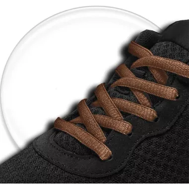 Lacets de chaussures couleur marron caramel ronds…