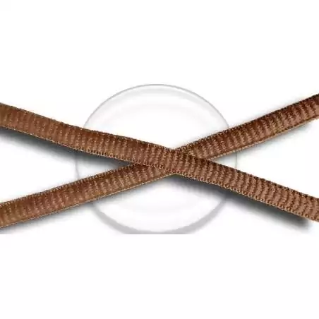 Lacets ronds en marron caramel pour vos chaussures