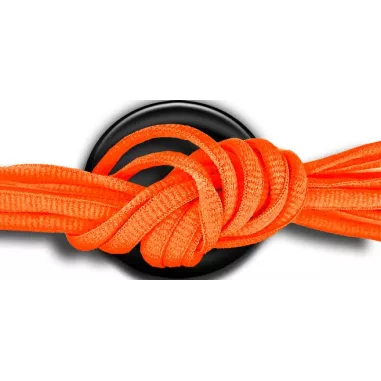 Lacets de chaussures fluos orange et ronds fantaisie…