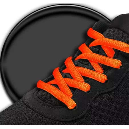 Lacets de chaussures fluos orange et ronds fantaisie…
