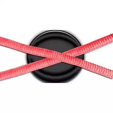 Lacets ronds en corail fluo pour vos chaussures