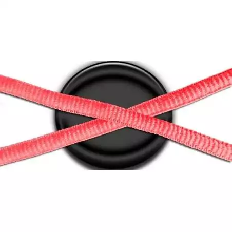 Lacets ronds en corail fluo pour vos chaussures