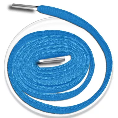 Lacets de chaussures bleus lagon, ronds, en couleur et…